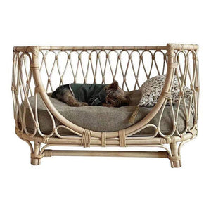 Pet Bed Handmade Rattan Woven - Shopies Deals