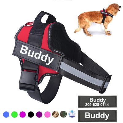 Reflective Breathable Adjustable Pet Harness Vest - Shopies Deals